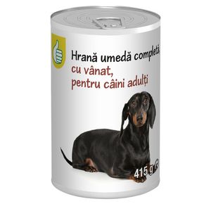 Hrana umeda la conserva pentru caini adulti Pouce, vanat, 415 g