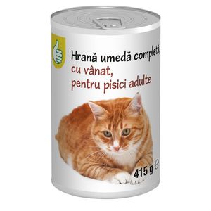 Hrana umeda la conserva pentru pisici adulte Pouce, vanat, 415 g