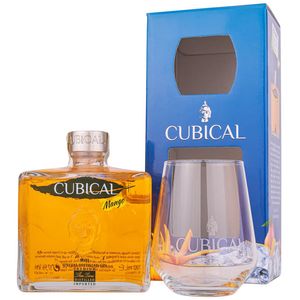 Gin Cubical Mango, 0.7 l + pahar