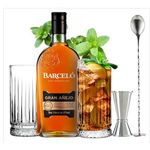 Rom Barcelo Gran Anejo, 0.7 l + 2 pahare