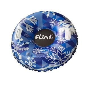 Colac gonflabil pentru zapada Fun It Blizzard, PVC, +6 ani, diametru 81 cm, albastru