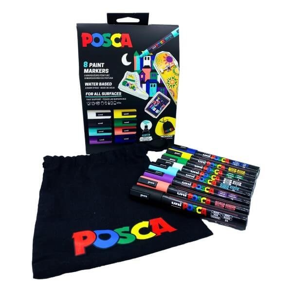 set-8-markere-posca-saculet-multicolor