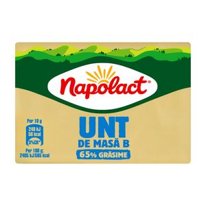 Unt de masa Napolact, 65% grasime, 200 g