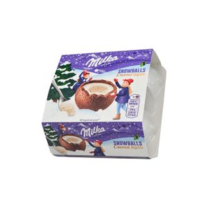 Bulgari de ciocolata Milka cu crema de lapte, 112 g