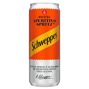 Bautura carbogazoasa cu aroma de citrice Schweppes Spritz Aperitivo, doza, 0.33 l