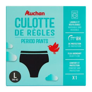 Chilot menstrual Auchan, marimea L, 1 bucata