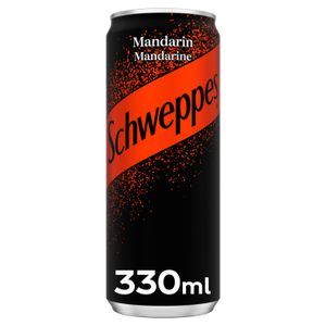 Bautura carbogazoasa cu aroma de mandarine Schweppes Mandarin, 0.33 l
