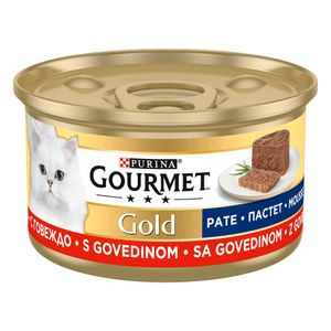 Hrana umeda pentru pisici Purina Gourmet Gold Mousse cu vita, 85 g