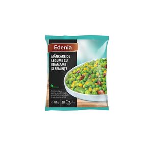 Mancare de legume cu edamame si seminte Edenia, 450 g