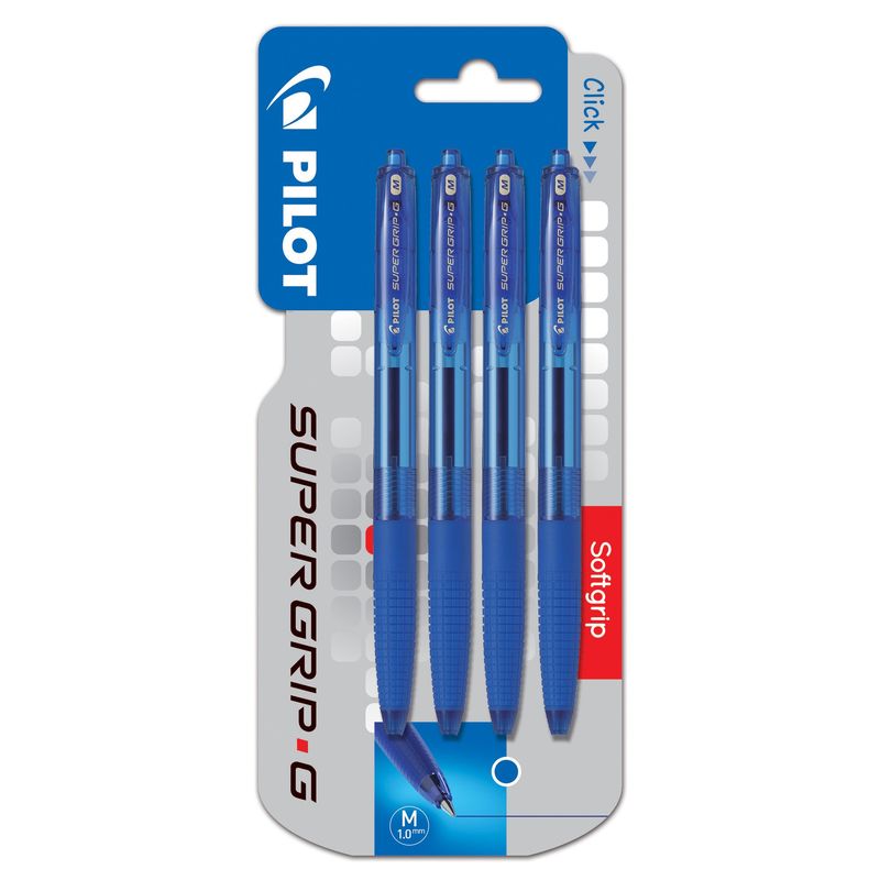 pix-super-grip-retractabil-albastru-pilot-1-0-mm-4-bucati