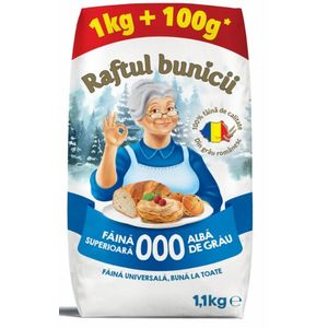 Faina alba de grau Raftul Bunicii, 1.1 kg