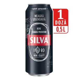 Bere bruna Silva Strong, doza, 0.5 l