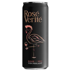 Vin perlant rose sec Rose Verite, doza, 0.25 l