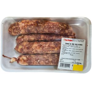 Carnati de porc, grosi si afumati Auchan, +/- 500 g