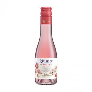 Vin rose demidulce Riunite Lambrusco Emilia, alcool 8%, 0.187 l