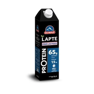 Lapte de consum semidegresat Olympus High Protein, fara lactoza, 1.5% grasime, 1 l