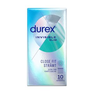 Prezervative Durex Invisible Slim, 10 bucati