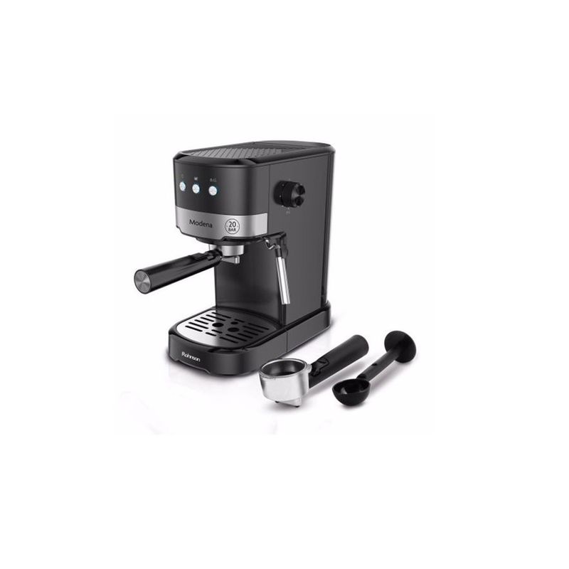 espressor-manual-rohnson-r980121100w-capacitate-1-2-l-20-bari-negru-argintiu