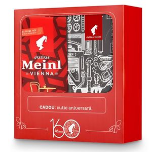 Cafea macinata Julius Meinl Vienna, 2 x 200 g + cutie