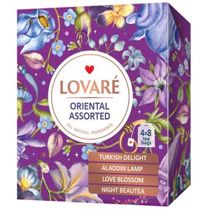 Colectie de ceai negru asortat Lovare Oriental Assorted, 32 pliculete
