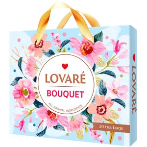 Colectie de ceai asortat Lovare Bouquet, 30 pliculete