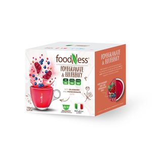 Bautura cu aroma de rodie si afine FoodNess, 10 capsule