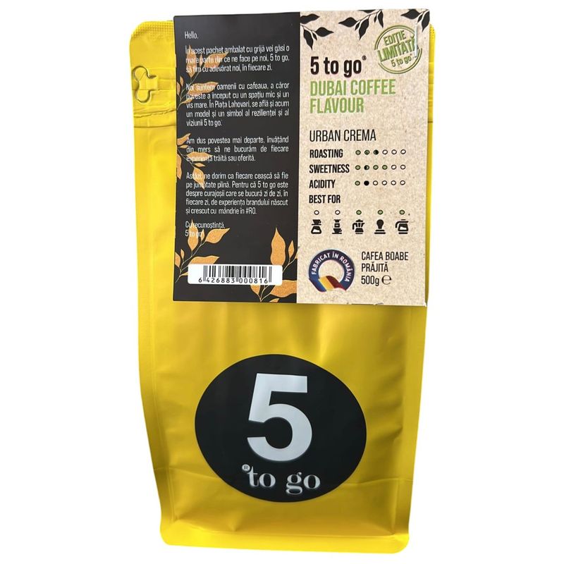cafea-boabe-5-to-go-dubai-editie-limitata-500-g