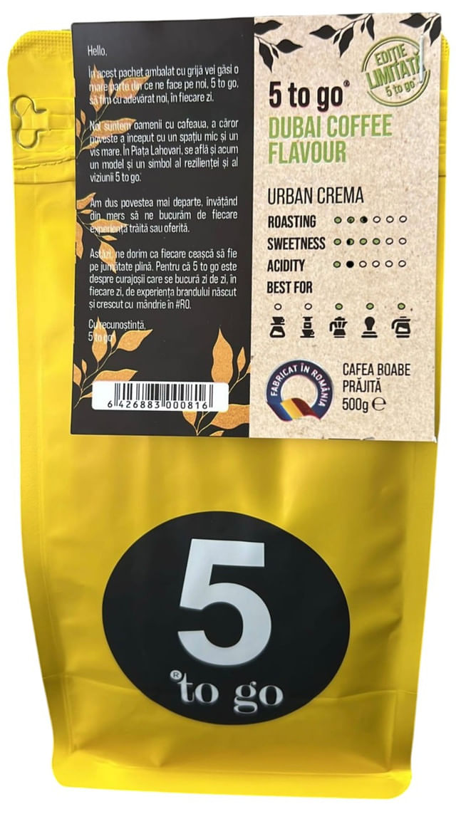 cafea-boabe-5-to-go-dubai-editie-limitata-500-g