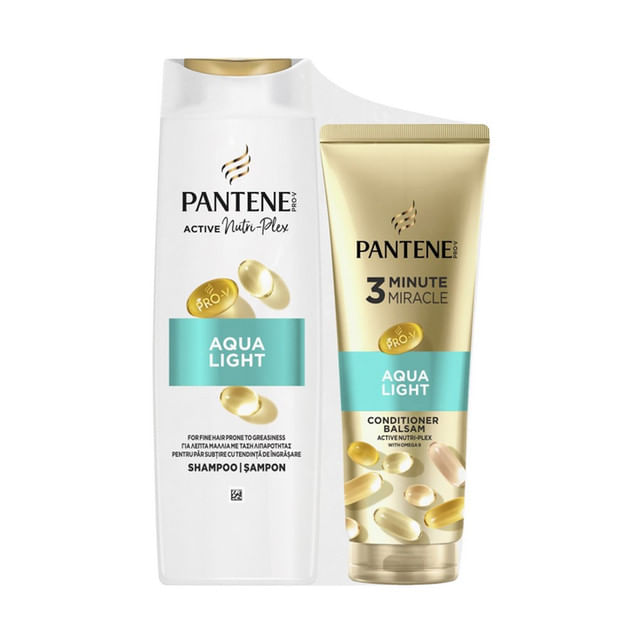 sampon-pantene-pro-v-aqualight-400-ml-balsam-de-par-3-minute-miracle-pentru-par-fin-220-ml
