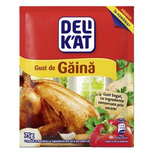 Baza pentru mancare cu gust de gaina Delikat, 75 g