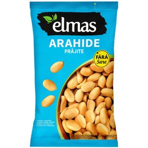 Arahide decojite si prajite fara sare Elmas, 140 g
