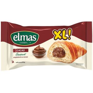 Croissant cu crema de cacao Elmas XL, 80 G