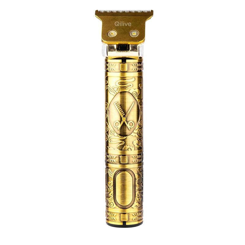trimmer-pentru-barba-qilive-q-5129-autonomie-60-min-auriu