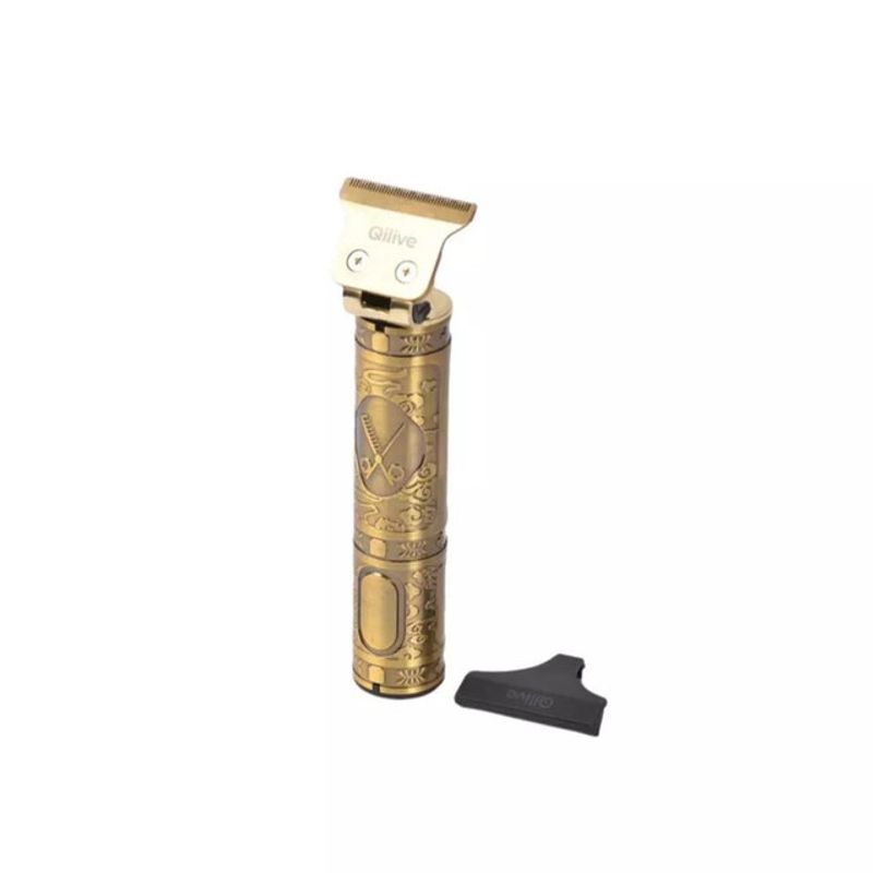 trimmer-pentru-barba-qilive-q-5129-autonomie-60-min-auriu