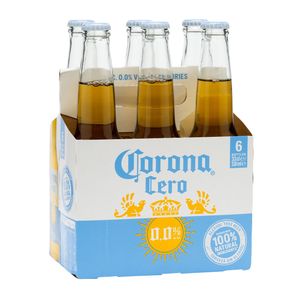 Bere blonda Corona, 0% alcool, sticla, 6 x 0.33 l