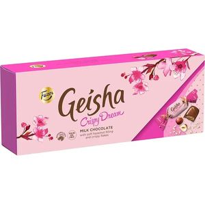 Praline de ciocolata cu umplutura de alune si fulgi de orez Fazer Geisha Crispy Dream, 228 g