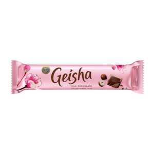 Ciocolata cu lapte si umplutura de alune de padure Fazer Geisha, 37 g