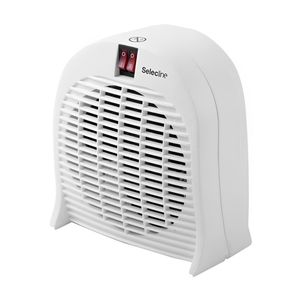 Aeroterma ceramica Selecline, 2000W, termostat reglabil, 2 trepte de caldura, alb