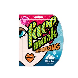 Masca servetel Blingpop pentru hidratare si luminozitate, castravete, 20 ml