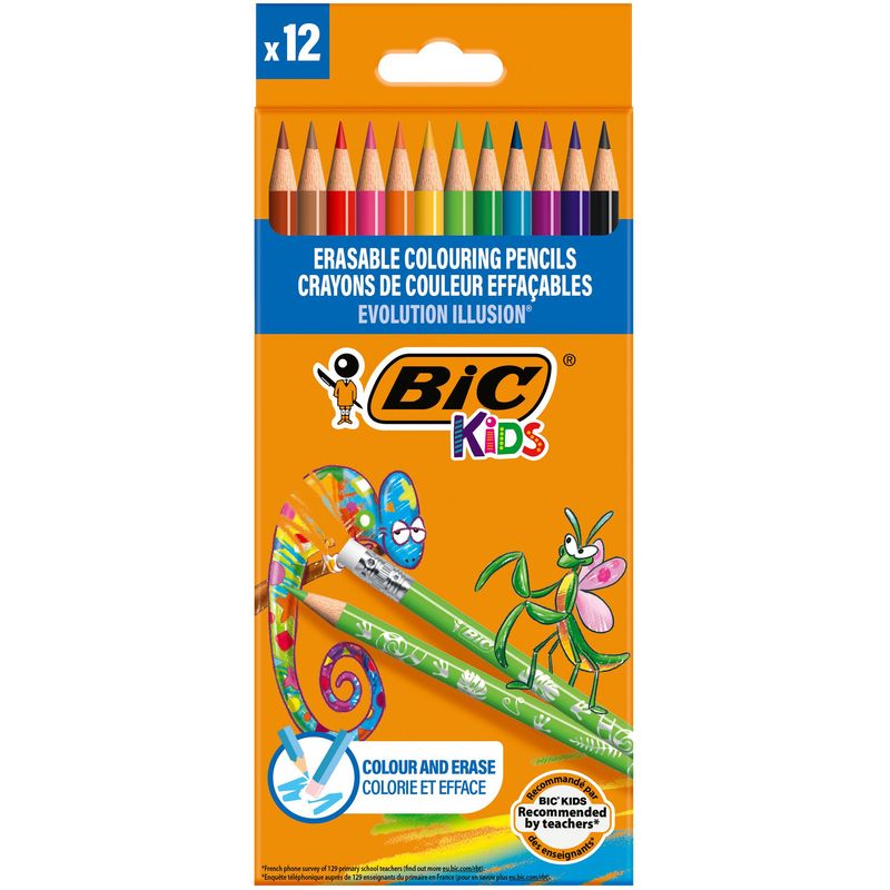 set-creioane-colorate-bic-evolution-12-bucati