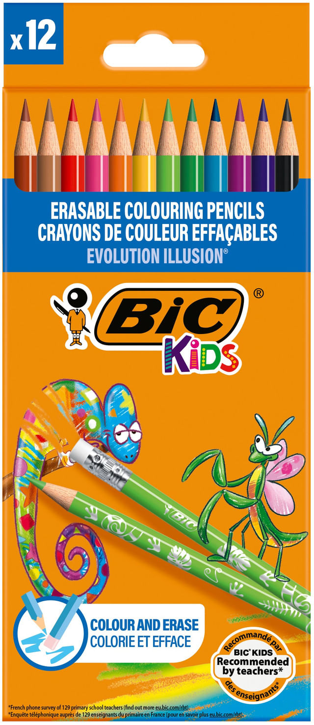 set-creioane-colorate-bic-evolution-12-bucati