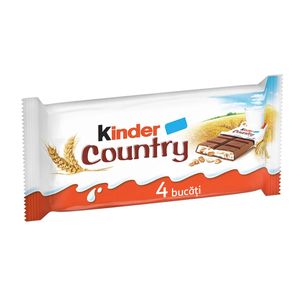 Ciocolata Kinder Country, 4 tablete, 94 g