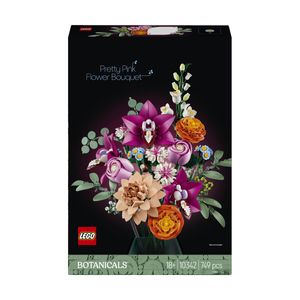 LEGO Botanicals - Frumos buchet de flori roz 10342, 749 piese