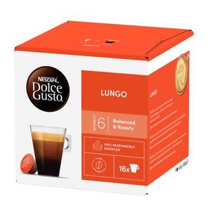 Capsule cafea Nescafe Caffe Lungo, compatibile Dolce Gusto, 16 capsule