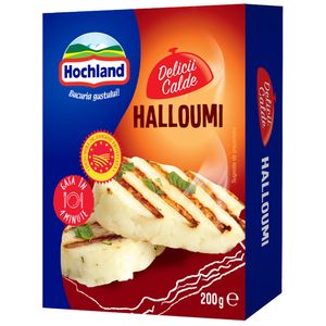 Branza halloumi Delicii Calde, pentru gratar, 200 g