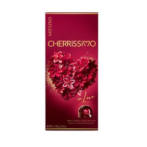 Praline de ciocolata cu cireasa intreaga in lichior Cherrissimo, 182 g