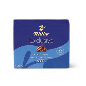 Cafea macinata Tchibo Exclusive, 2 x 250 g