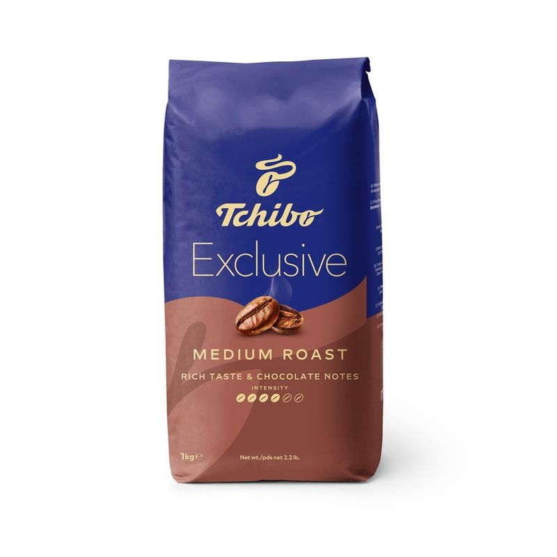 cafea-boabe-tchibo-exclusive-medium-roast-1kg