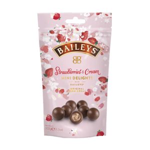 Trufe de ciocolata cu crema de capsuni si lichior Baileys Mini Delights, 102 g