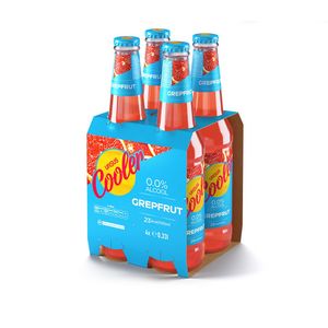 Bere blonda fara alcool cu aroma de grapefruit Ursus Cooler, 4 x 0.33 l